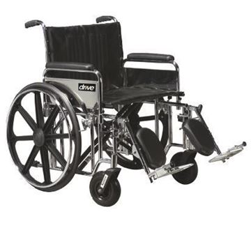 Bariatric Wheelchair with & without Elevating Foot Rest