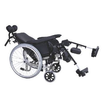 Picture of Reclining Wheelchair with Elevating Foot Rest & Tilt in Space